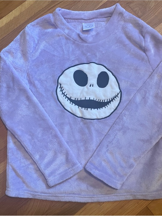Disney Other - Disney Lilac Plush Sweater with Jack Graphic - Nightmare Before Christmas
